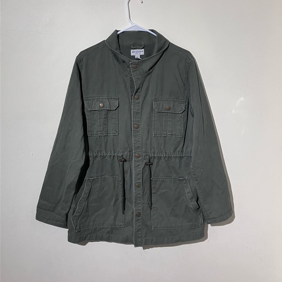 Arizona jean co green jacket, XL, 100% cotton, pre-owned, good condition. - Picture 1 of 4